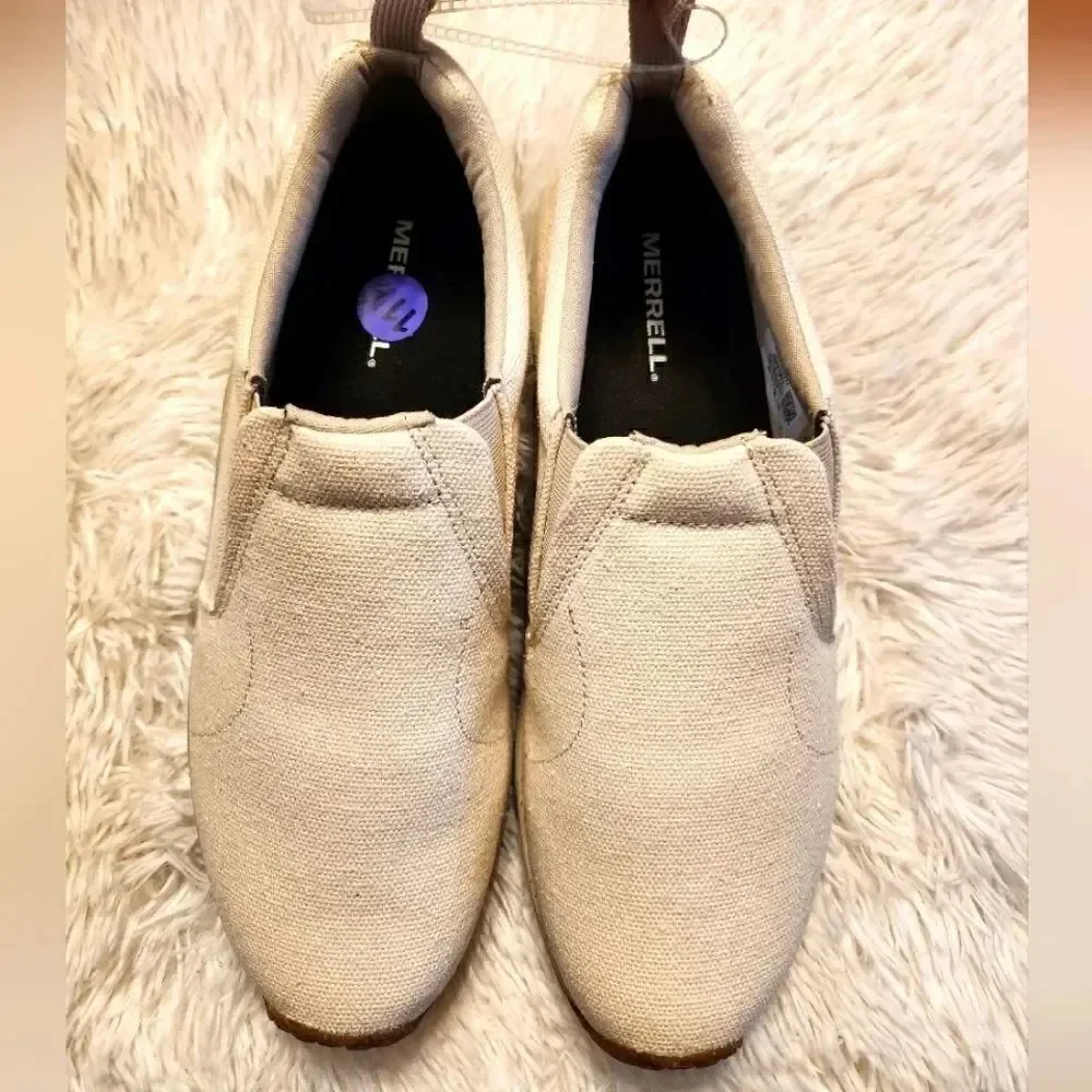 Merrell Jungle Moc Eco Slip-on Shoes Hemp Size 11.5 Unisex NWOT